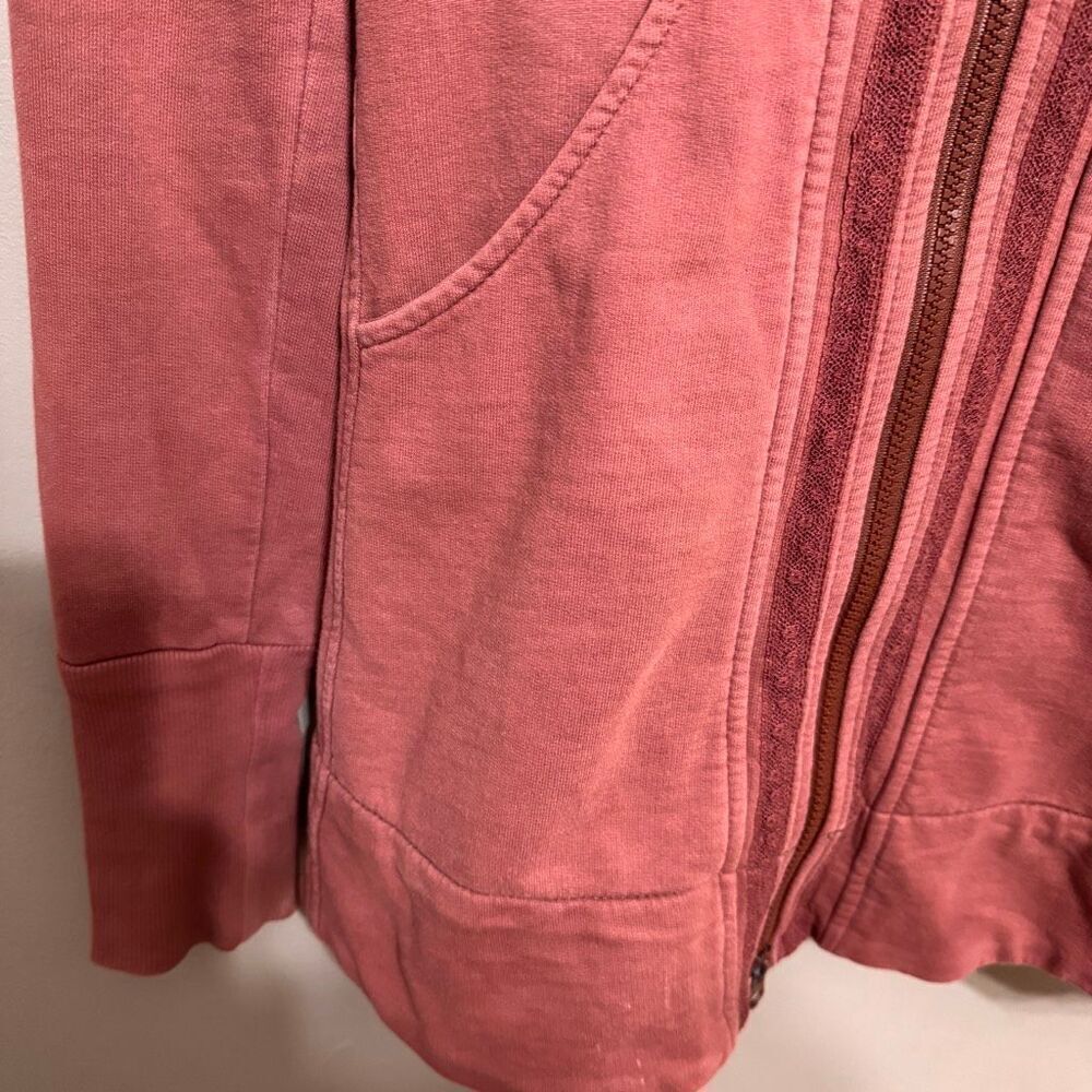 Prairie Underground full zip rust colored sweatshirt size small - Picture 4 of 6